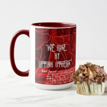 "Levantamo-nos levantando os outros" Vermelho de d