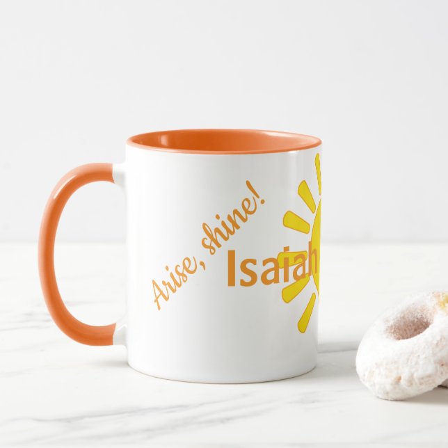 Caneca Levante-se, brilhe! (Com Donut)