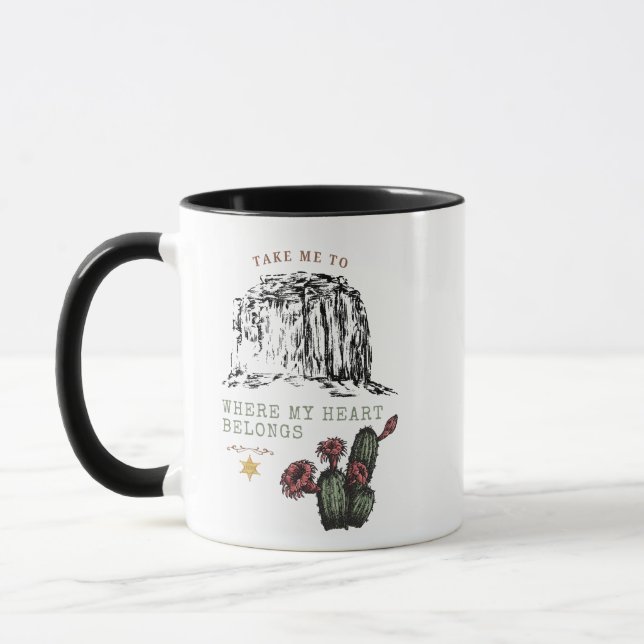Caneca Leve-me para onde meu coração pertence (Esquerda)