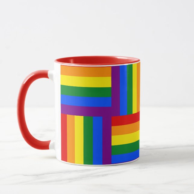 Caneca LGBTQ+ Orgulho inspirado (Esquerda)