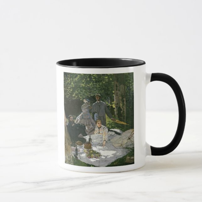 Caneca l'Herbe do sur do Dejeuner de Claude Monet |, (Direita)