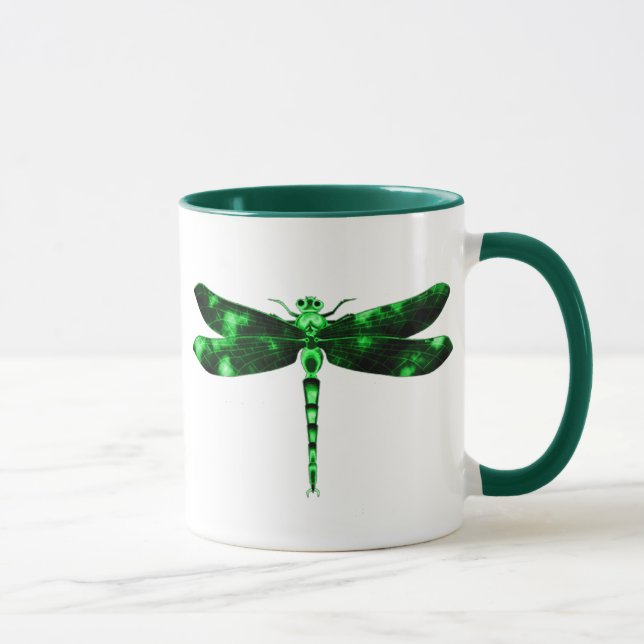 Caneca Libélula verde (Direita)