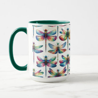 Caneca Libélulas Caleidoscópio