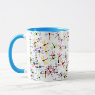 Caneca libélulas coloridas