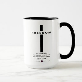 Caneca Liberdade Cruzada