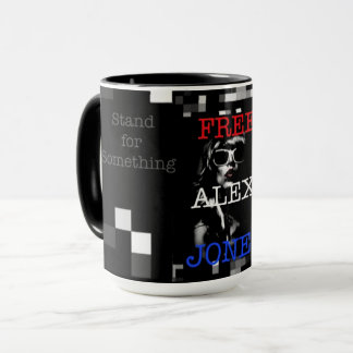 Caneca Liberdade de expressão - Alex Jones 15oz Mug gráti