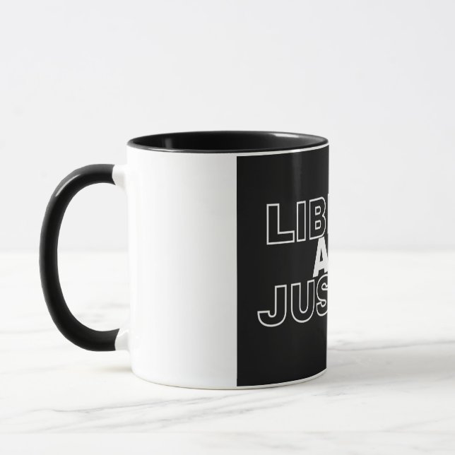 Caneca Liberdade e Justiça (Esquerda)