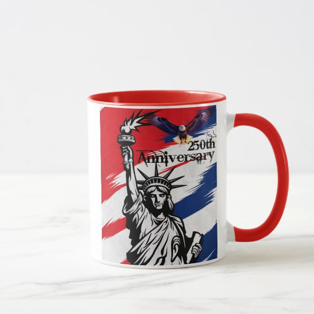 Caneca Liberty 250 Years Strong USA (Direita)