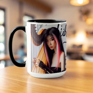 Caneca Libra Zodiac Musico Harp