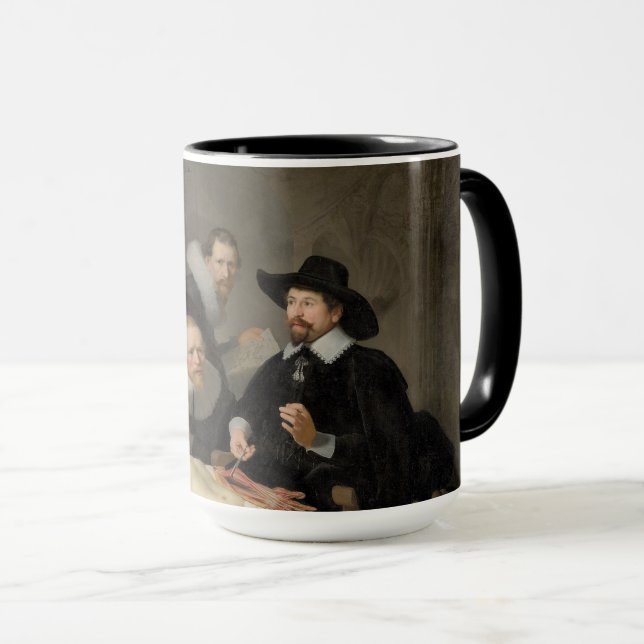 Caneca Lição de Anatomia de Nicolaes Tulp Pequeno (Frente Esquerda)