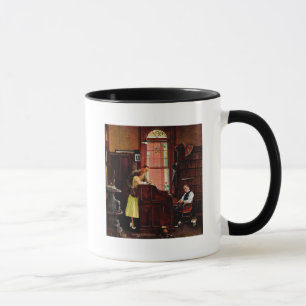 Caneca Licença de casamento de Norman Rockwell