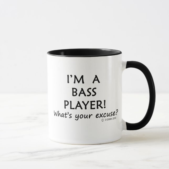 Caneca Licença do Jogador de Bass (Direita)