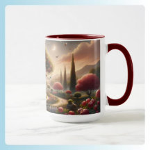 Lições Frutíferas: Jardim da Sabedoria Coffee Mug