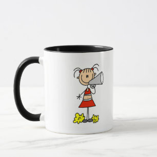 Caneca Liderança de torcida com camisetas de megafone e p