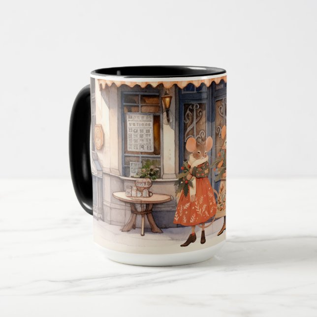 Caneca Life in Mice Town Series (Vida em Camundongos) (Frente Esquerda)