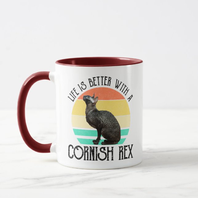 Caneca Life Is Better With A Cornish Rex (Esquerda)