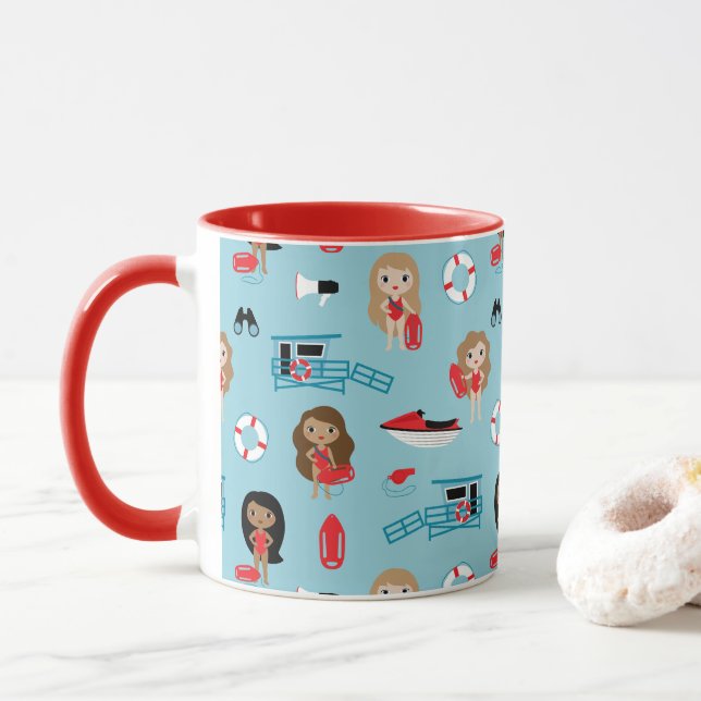 Caneca Lifeguard Mug (Com Donut)