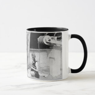 Caneca Lifeguards de confecção de malhas de Veneza, 1900s