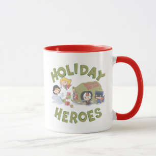 Caneca Liga da Justiça Chibi Apresentando