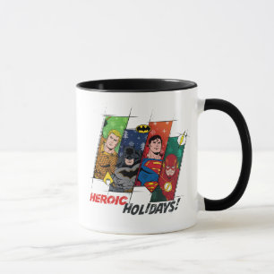 Caneca Liga da Justiça "Feriados Heroicos!"