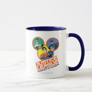Caneca Liga da Justiça "Força em Números"