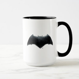 Caneca Liga da Justiça Símbolo metálico de bateria