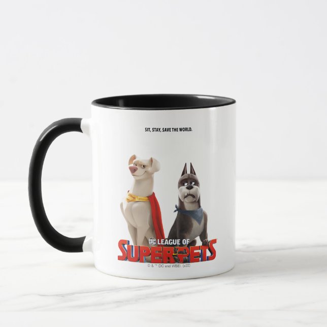 Caneca Liga DC de Arte Teatral Super Pets (Esquerda)