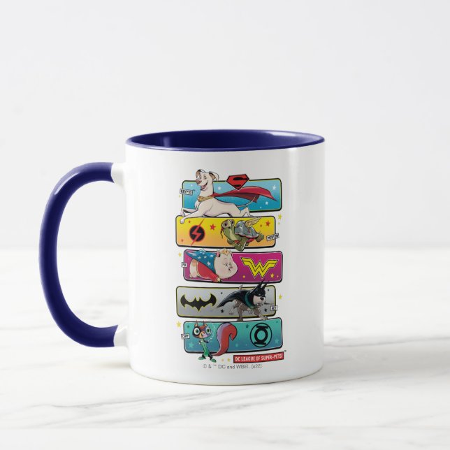 Caneca Liga DC de Painéis Super Pets (Esquerda)