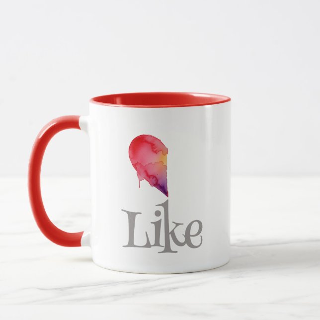 Caneca Like - half heart (Esquerda)