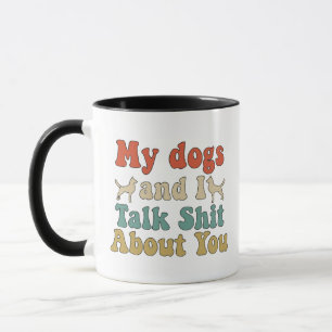 Caneca Like people bring their dogs and you talk about th