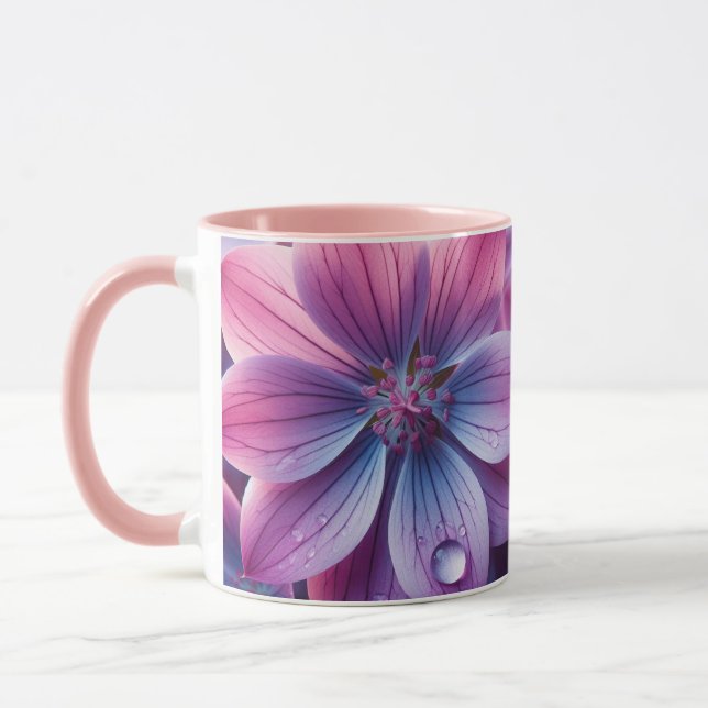 Caneca Lilac rosa e Primavera púrpura (Esquerda)