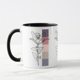 Caneca Lily com Paleta de Cores