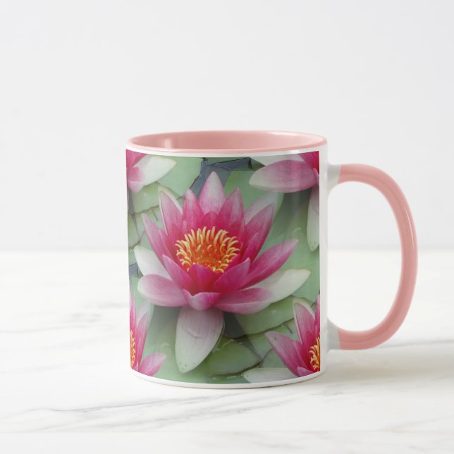 Caneca Lily de Água do Lotus Rosa (Direita)