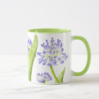 Lily of the Nile on a Combo Mug - (VII)