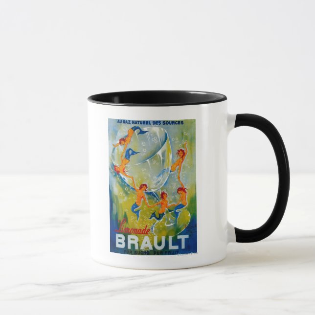 Caneca Limonade Brault Vintage PosterEuropa (Direita)