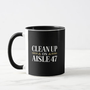 Caneca Limpar no Humor Anti-Trump do Aisle 47