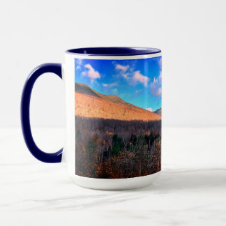 Caneca Lincoln, NH - Montanhas brancas - Paisagem de qued