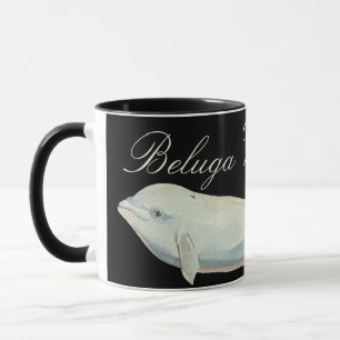 Caneca Linda Baleia Beluga, Delphinapterus Leucas