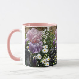 Caneca Linda e roxa Iris Flor Amo-te Mug
