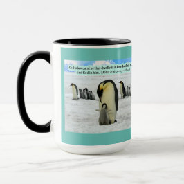 Caneca Linda Escritura Penguin 1 John 4:16