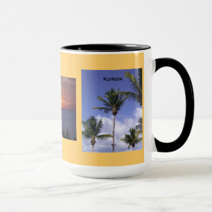 Caneca Linda Flórida de Três Imagens, Gift Mug