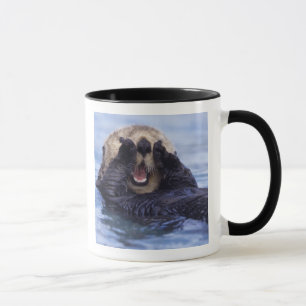 Caneca Linda lontra marinha Alasca, EUA