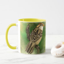 Linda Mug com Pequeno Saco - Pintura