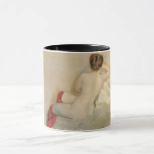 Caneca Linda Mulher com Meias Vermelhas