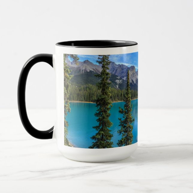 Caneca Linda natureza panorâmica (Esquerda)