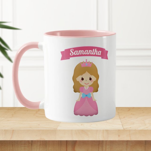 Caneca Linda Princesinha Rosa Kids (Criador carregado)