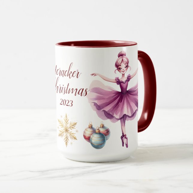 Caneca Linda sublimação personalizada de quebra-cabeça (Frente Esquerda)