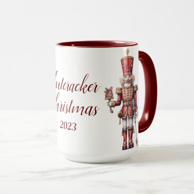 Caneca Linda sublimação personalizada de quebra-cabeça (Frente Esquerda)