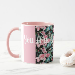 Caneca Lindas Rosas Rosa Velho Você É Muito Adorada