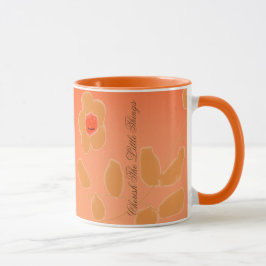 Caneca Lindo Acento Floral Pequeno